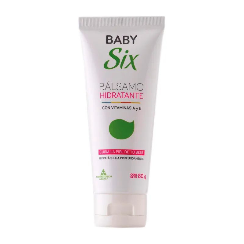 Baby Balsamo Hidratante Vitamina A y E Six - Cont. 80 gr