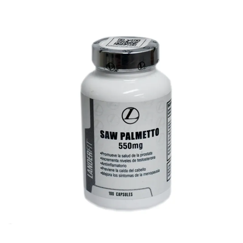 Saw Palmetto 550 mg Landerfit - Cont. 100 Capsulas