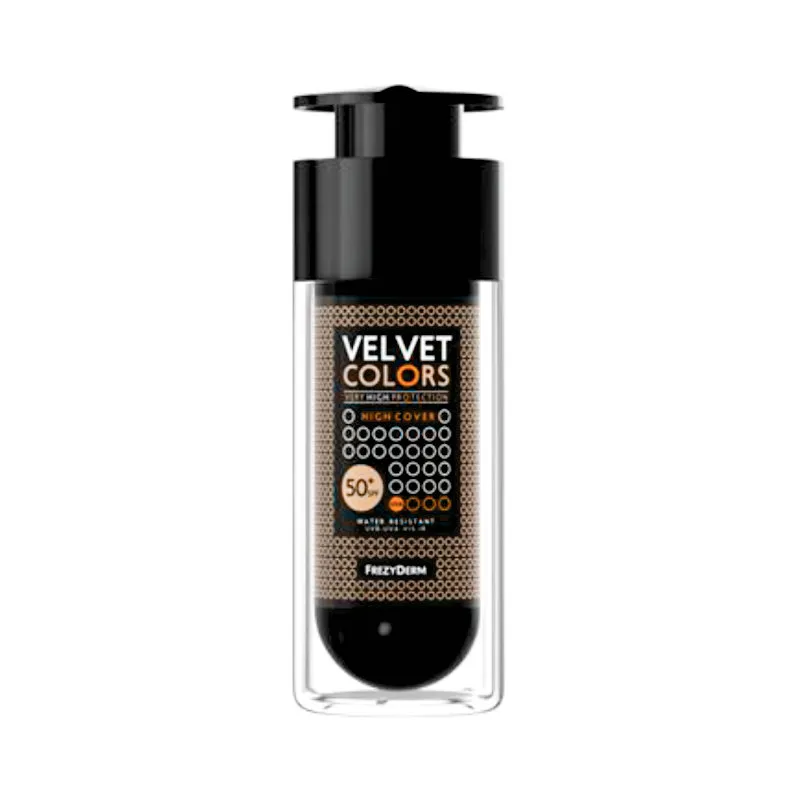 Base con Protector Solar Colors Velvet High Cover50+ Frezyderm - 30 mL