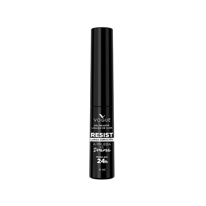 Delineador Liquido Resist Negro Vogue - Cont. 4 mL