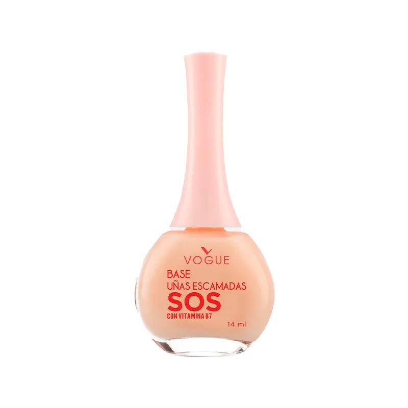 Esmalte Base Uñas Escamadas SOS Nude Vogue - Cont. 14 mL
