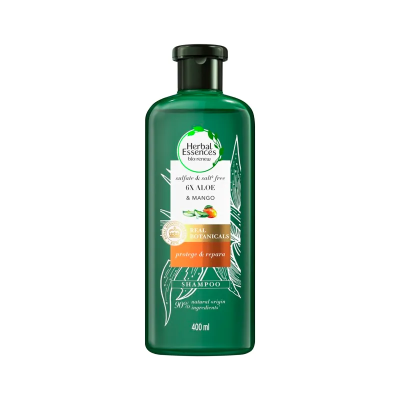 Shampoo Aloe & Mango Herbal Essences - Cont.400 mL