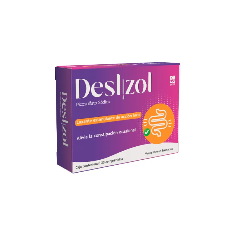 Deslizol Picosulfato Sodico 5 mg - Cont. 20 Comprimidos