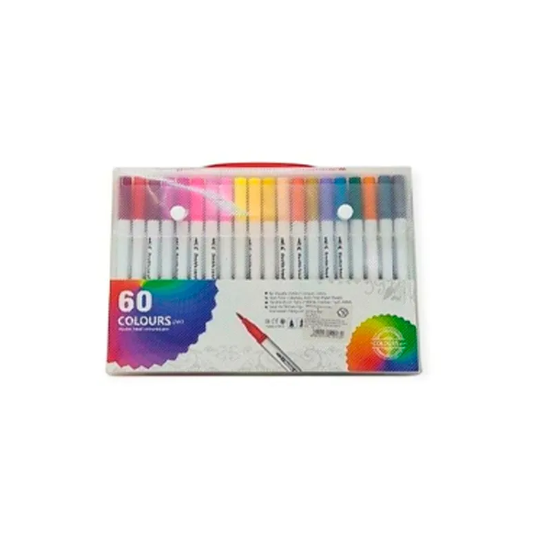 Pincel Estuche Plano 3 Niveles Texco - Cont.60 Unidades