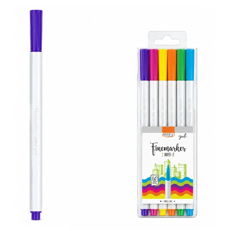Finemarkers 1.0 6 Colores Surt Neon BRM