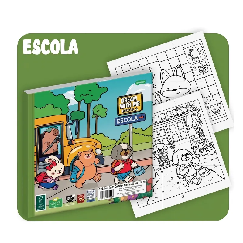 libro colorear con espiral dream with jandaia