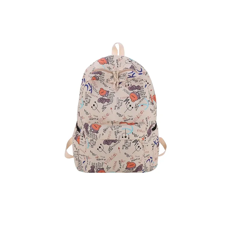 Mochila Juvenil Doble Cierre Diseños Varios Texco