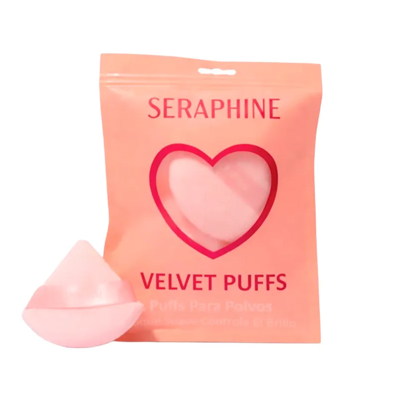 Puffs para Polvos Velvet Powerd Seraphine - Cont.6 unidades