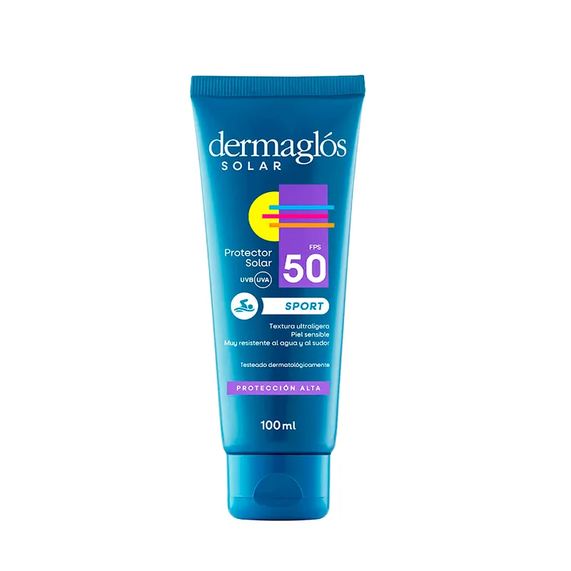 protector solar sport emulsion fps 50 dermaglos - cont. 100 ml