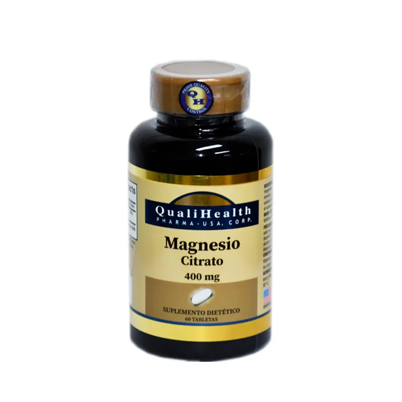 Magnesio Citrato 400 mg Qualihealth - Cont. 60 Capsulas