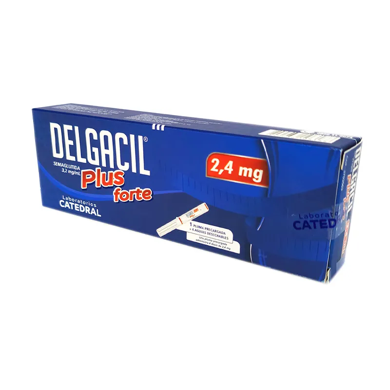 Delgacil Plus Forte Semaglutida 2,4 mg - Cont. 1 Jeringa Prellenada