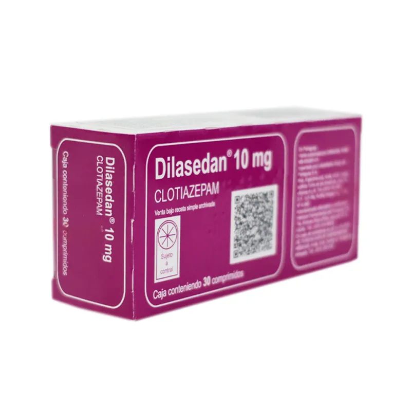 Dilasedan Clotiazepam 10 mg - Cont. 30 Comprimidos