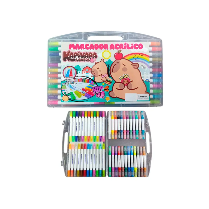 Pinceles Capibara Texco - Cont.48 piezas