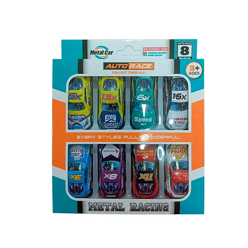 auto colección 8 piezas texco