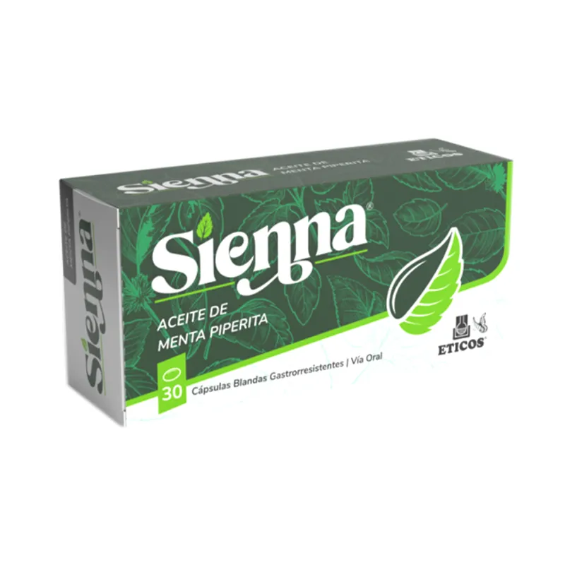 Sienna Aceite de Menta Piperita - Cont. 30 Capsulas