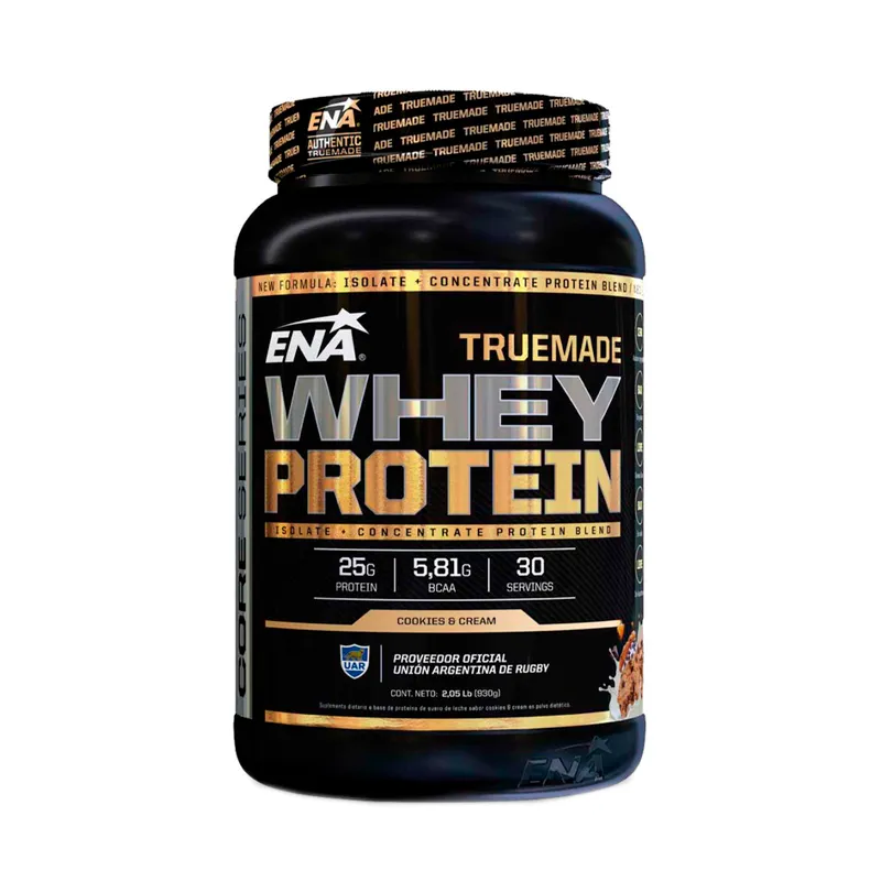 Truemade Whey Protein Cookies y Cream ENA - Cont. 930 gr