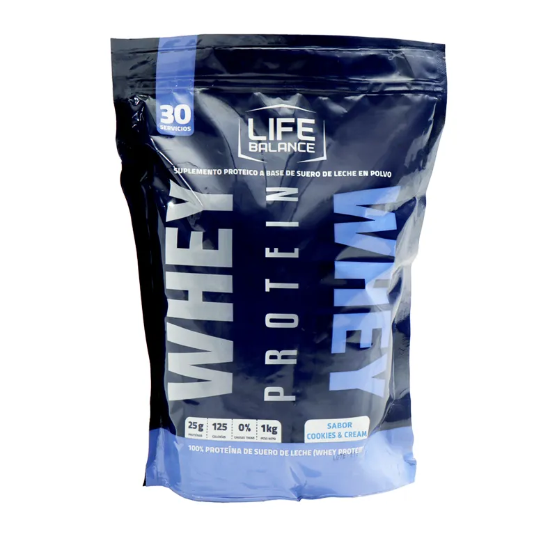Whey Protein Sabor Cookies y Cream Life Balance - Cont. 1 Kg