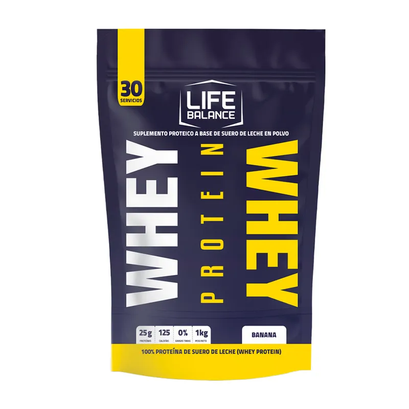 Whey Protein Banana Life Balance - Cont. 1 Kg