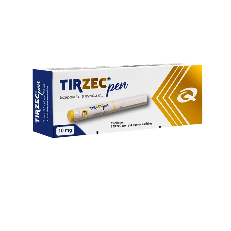 Tirzec Pen Tirzepatida 10 mg/0,5 ml - Cont. 1 Unidad