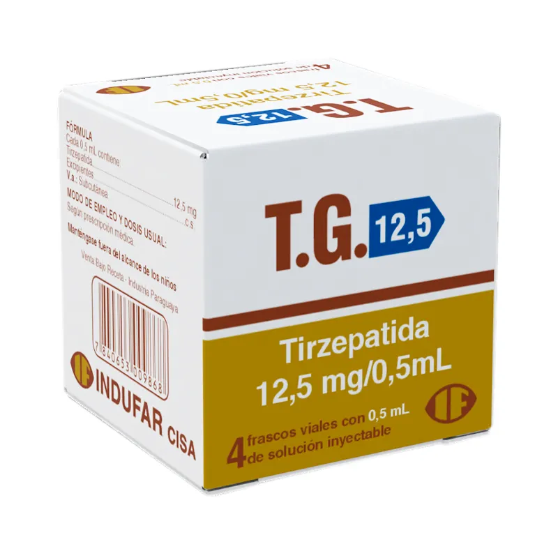 T.G. 12,5 Tirzepatida 12,5 mg/0,5 ml - Cont. 4 Viales