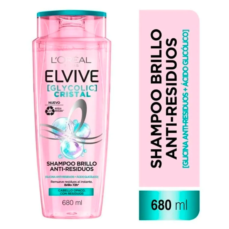 Shampoo Glycolic Cristal Elvive - Cont. 680 mL