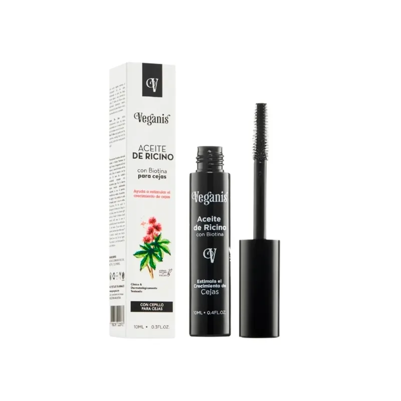 aceite de ricino para cejas veganis - cont.10 ml