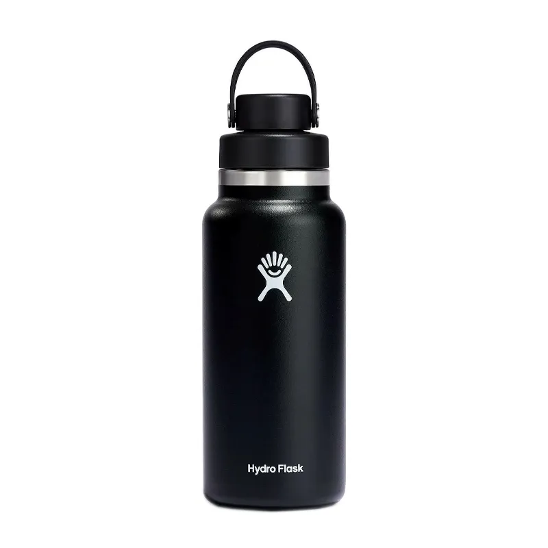 Termo Hydro Flask 32 Oz Wide Flex Chug Cap Black