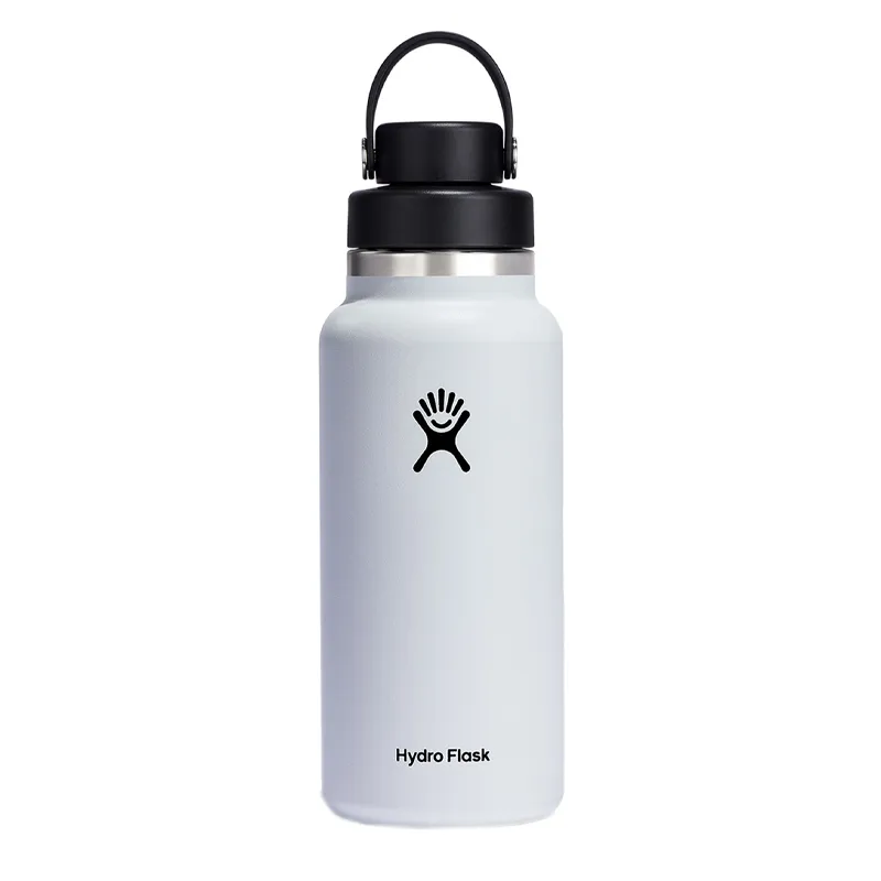 Termo Hydro Flask 32 Oz Wide Flex Chug Cap White