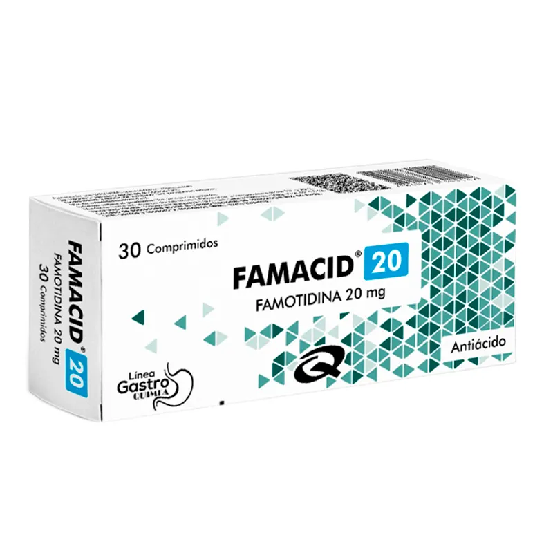 Famacid Famotidina 20 mg - Cont. 30 Comprimidos