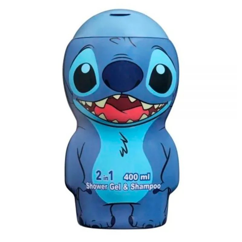 Shower Gel y Shampoo 2 en 1 Stitch 2D - Cont. 400 mL