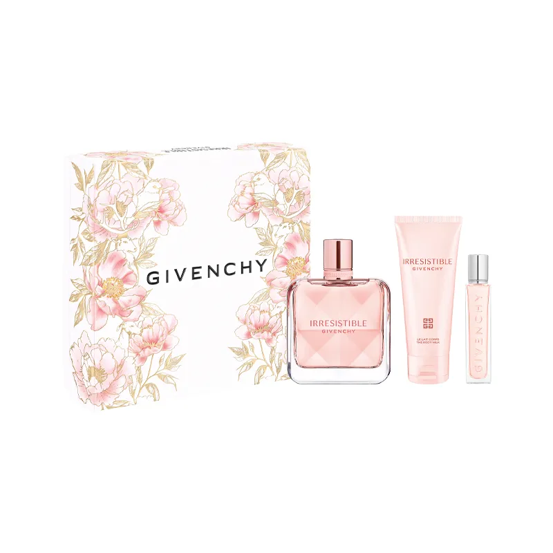 Set Eau de Parfum Irresistible 80 mL + Body Locion 75 mL + Vaporizador 12,5 mL Givenchy