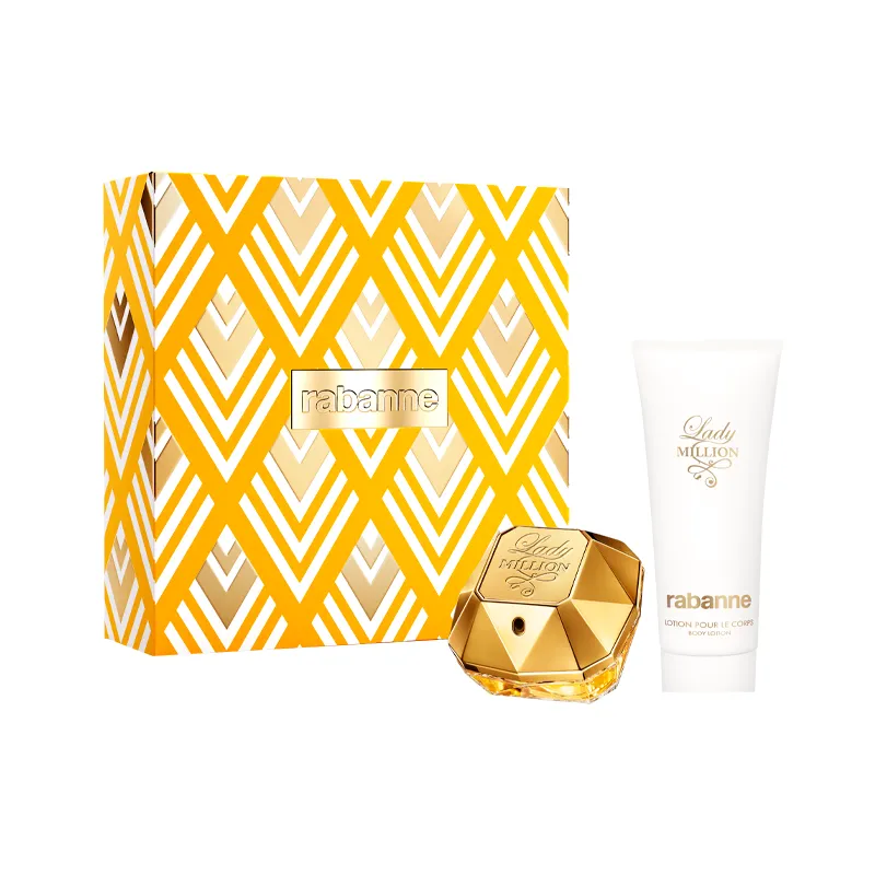 Set Eau de Parfum Lady Millon 80 mL + Locion Corporal 100 mL Paco Rabanne