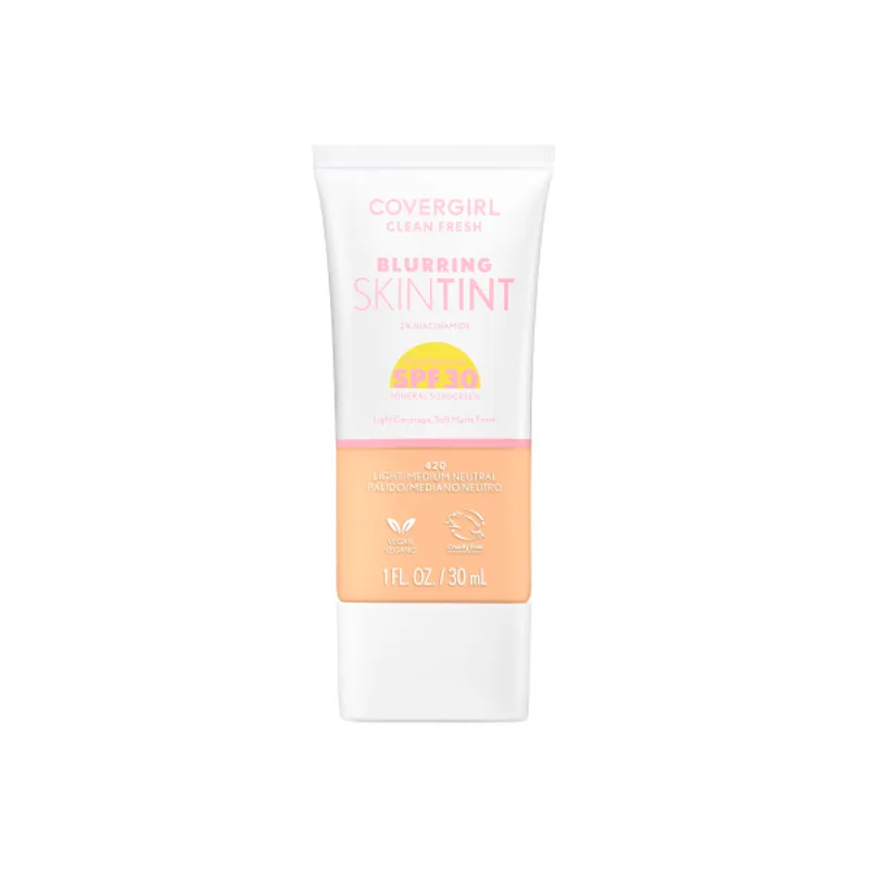 Clean Fresh Blurring Skin Tint  Light Medium SPF 30 Covergirl