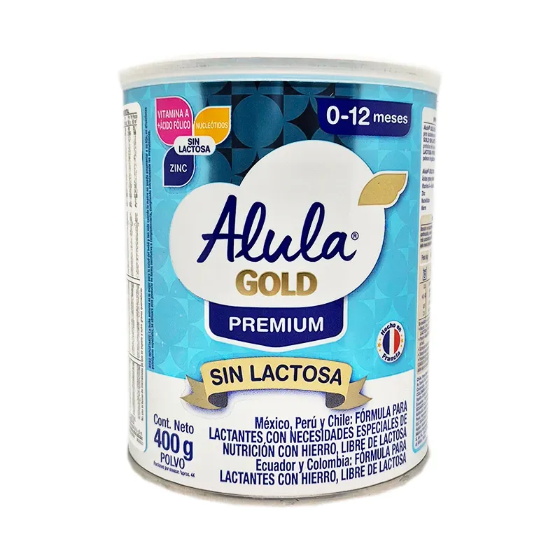 Alula Gold Premium Sin Lactosa - Cont. 400 gr