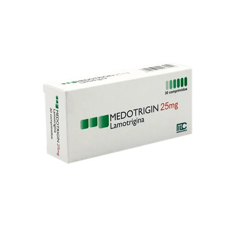 Medotrigin Lamotrigina 25 mg - Cont. 30 Comprimidos