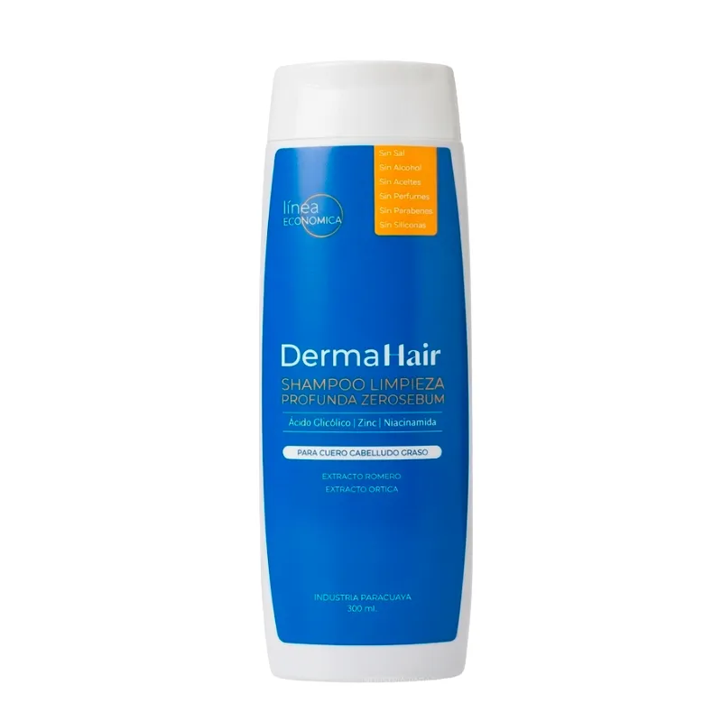 Shampoo Limpieza Profunda Zerosebum Dermaskin - Cont.300 mL