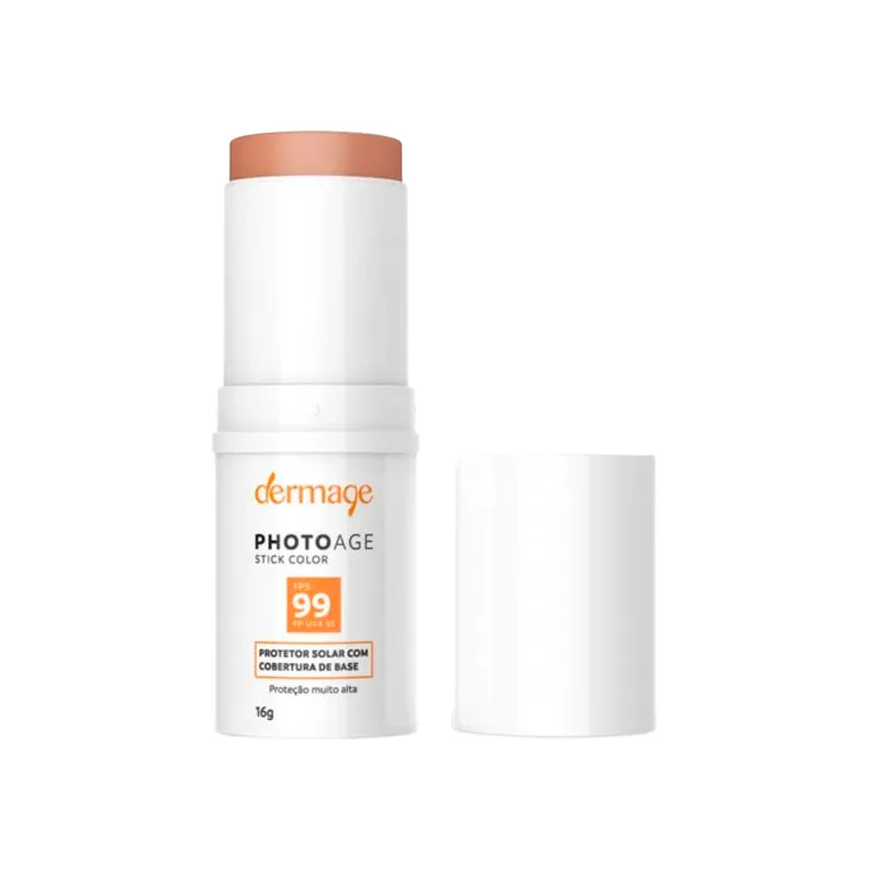 Protector Solar Facial Stick FPS 99 Color Medio Dermage - Cont.16 gr