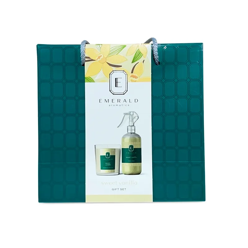 pack vela + home spray sweet vanilla