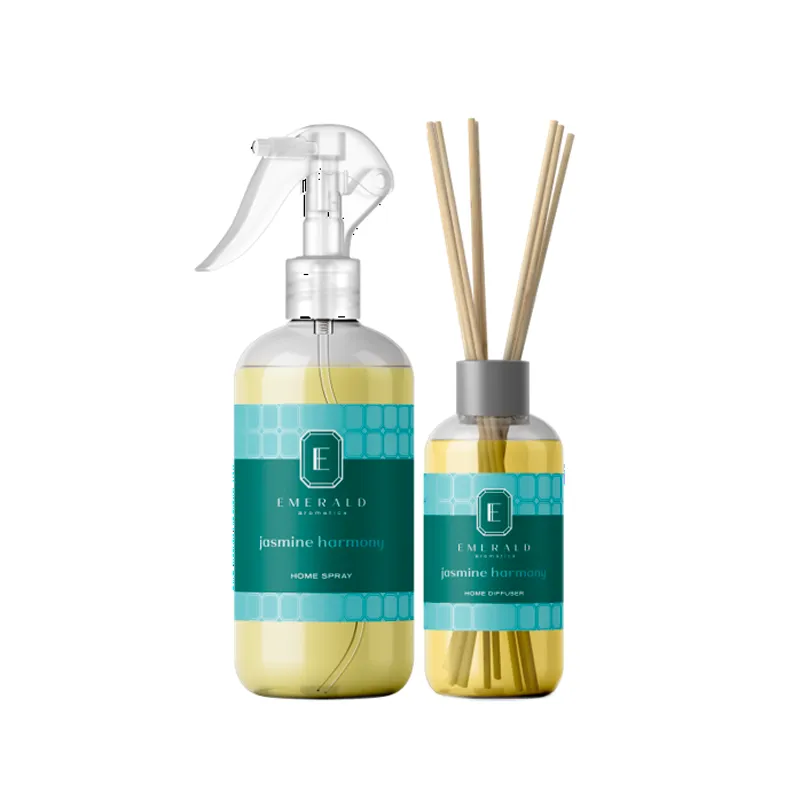 pack difusor + home spray jasmine harmony emerald