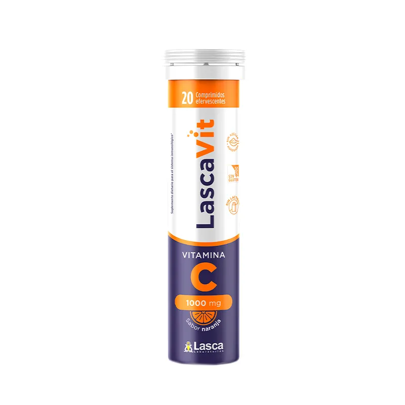 Lascavit Vitamina C 1000 mg - Cont. 20 Comprimidos Efervescentes