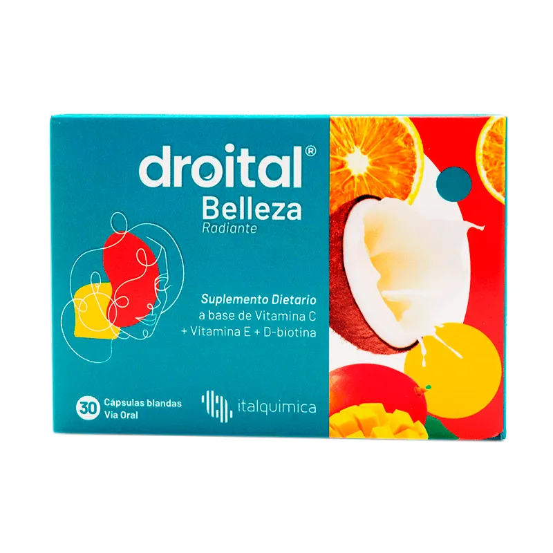Droital Belleza Radiante Suplemento Dietario - Cont. 30 Capsulas