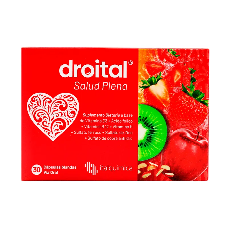 Droital Salud Plena Suplemento Dietario - Cont. 30 Capsulas