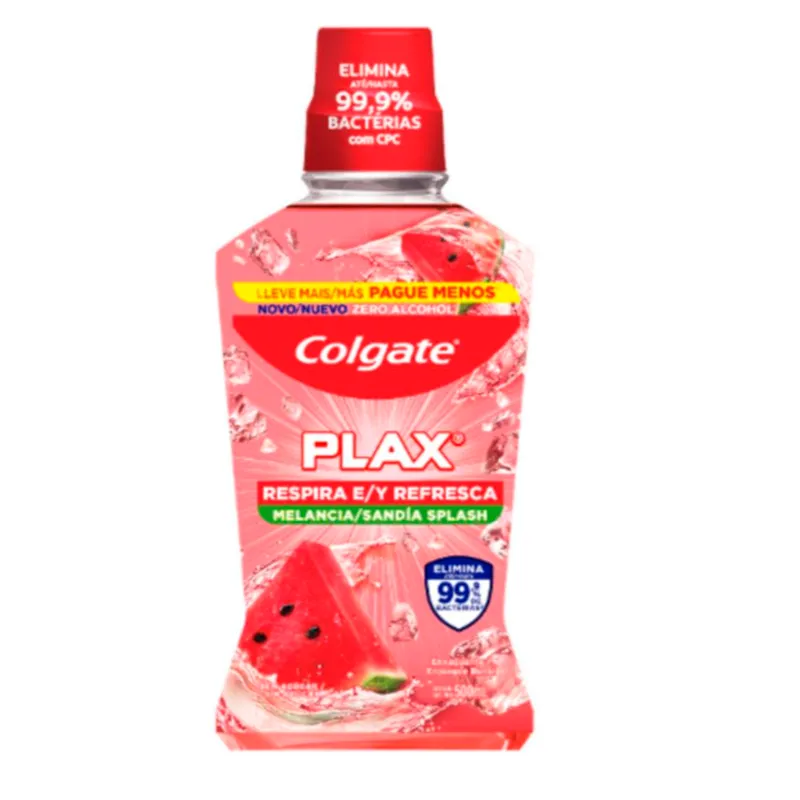 Enjuague Bucal Plax Sandia Colgate - Cont. 500 mL