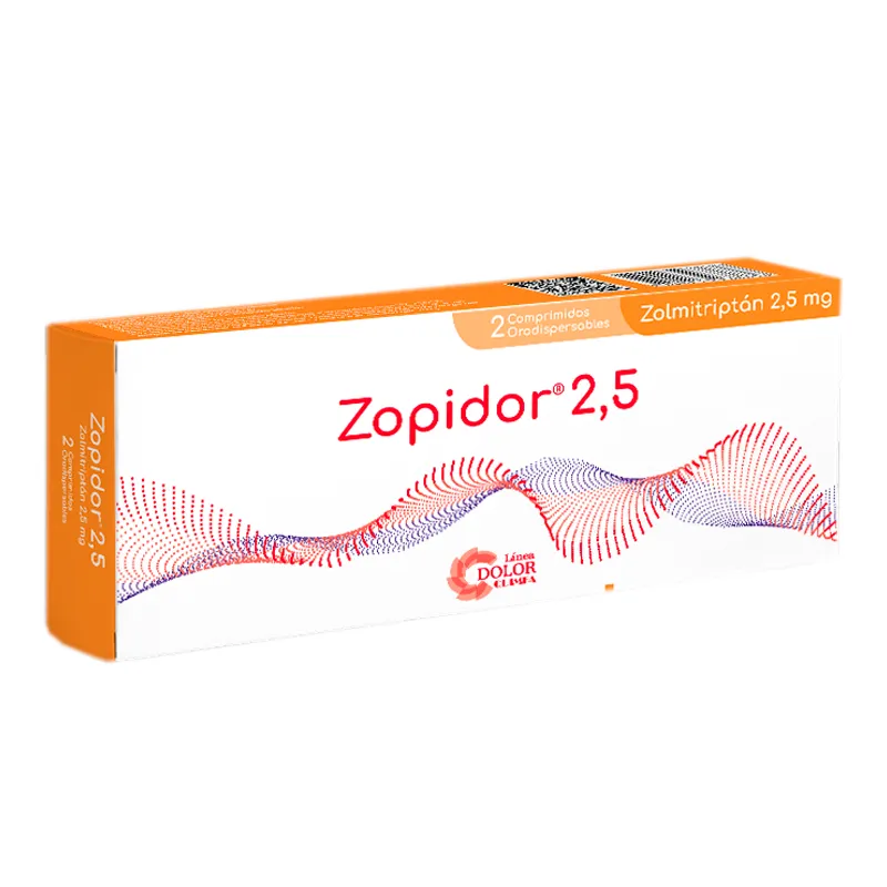 Zopidor Zolmitriptan 2,5 mg - Cont. 2 Comprimidos
