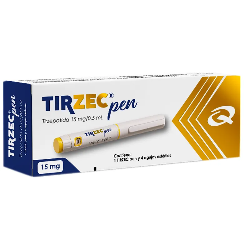 Tirzec Pen Tirzepatida 15 mg/0,5 ml - Cont. 1 Unidad