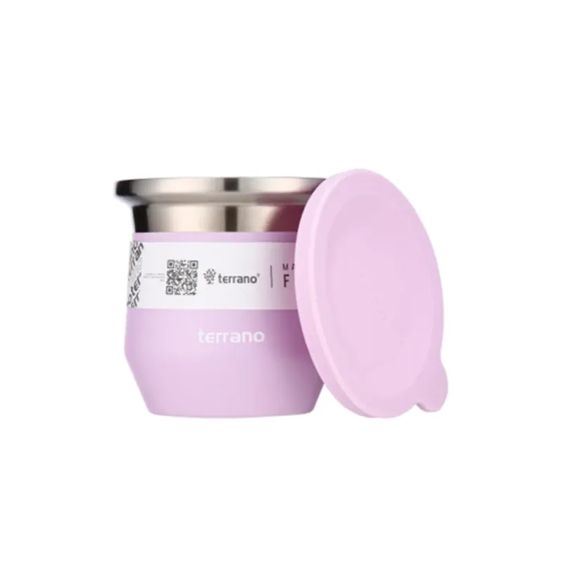 Guampa para Mate Acero Flap Lila Terrano
