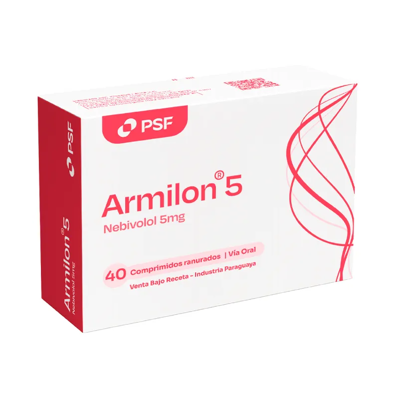 Armilon Nebivolol 5 mg - Cont. 40 Comprimidos Recubiertos