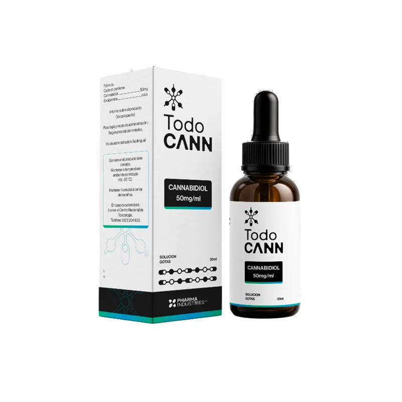 Cannabidiol Iso 50 mg/ ml Todocann - Cont.30 mL