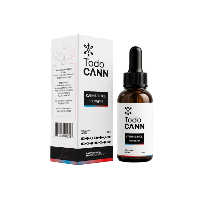 Cannabidiol Iso 100 mg/ml Todocann - Cont.30 mL