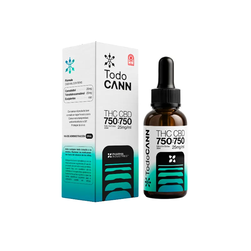 Thc CBD 750 25 mg/ml Todocann - Cont.30 mL